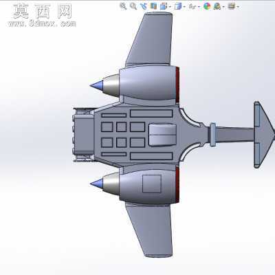 概念飞机 3D模型