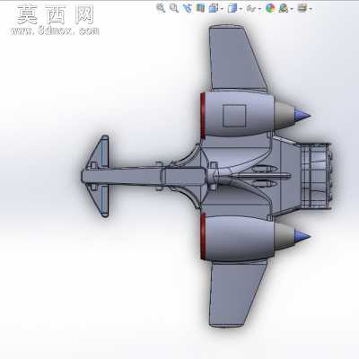 概念飞机 3D模型