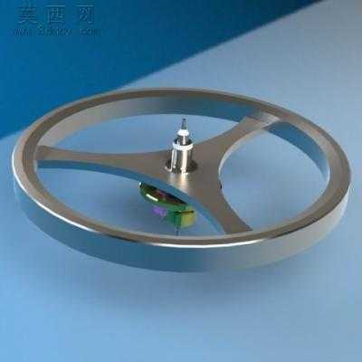 手表摆轮零件机械女表 3D模型