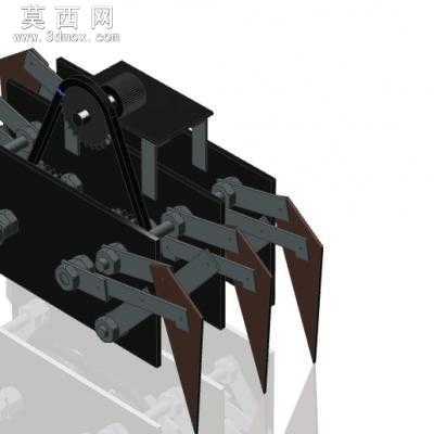爬行的蜘蛛机械人 3D模型
