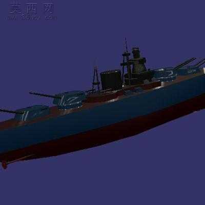 战列舰 3D模型