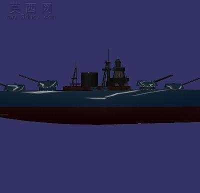 战列舰 3D模型