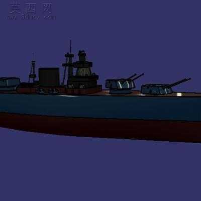 战列舰 3D模型