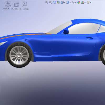 宝马Z4. 3D模型
