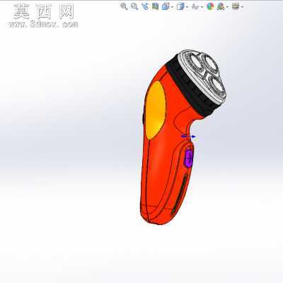 电动剃须刀 3D模型