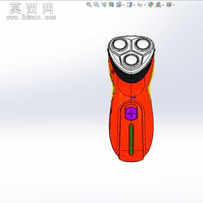 电动剃须刀 3D模型