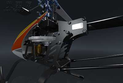 HK-450直升机 3D模型