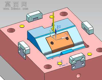 电池盖模具一套 3D模型