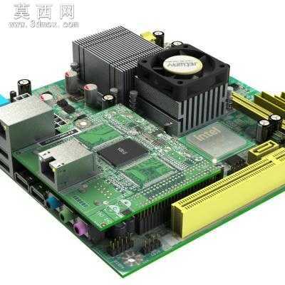 英特尔主板 3D模型