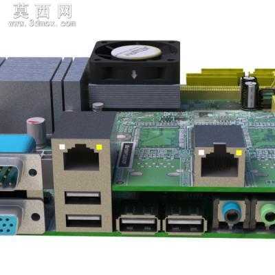 英特尔主板 3D模型