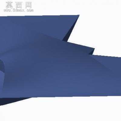 无人隐身飞机 3D模型