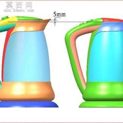 KA003电水煲烧水壶 3D模型