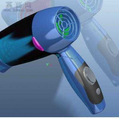 镭射灯、吹风机 3D模型