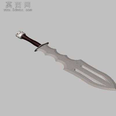 野蛮人的剑 3D模型