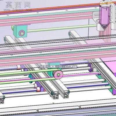 点热熔胶机设备设计 3D模型