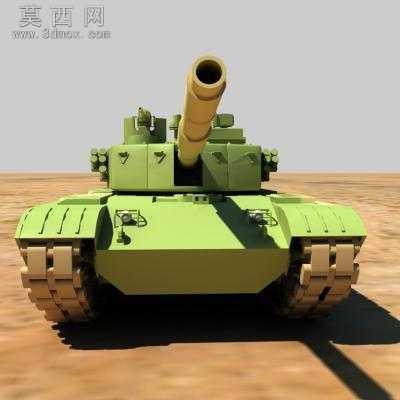 坦克完整零件装配 3D模型
