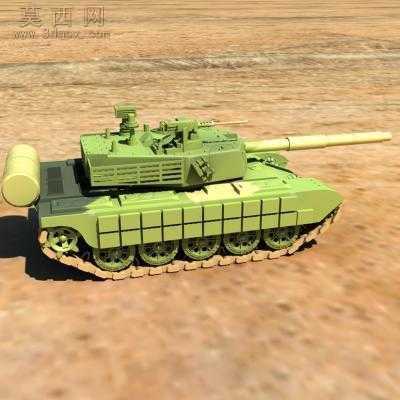坦克完整零件装配 3D模型