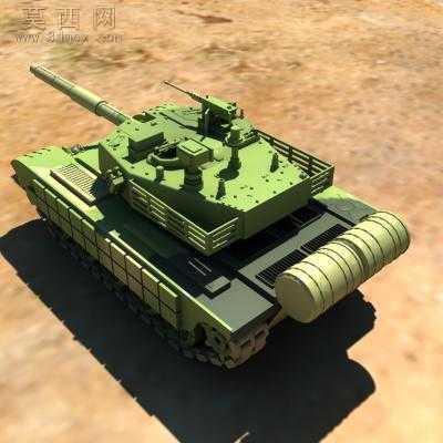 坦克完整零件装配 3D模型