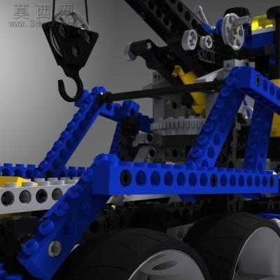 乐高技术卡车 3D模型
