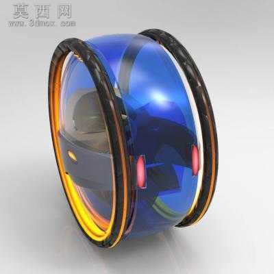 火与海之车 3D模型中望3D设计,Z3