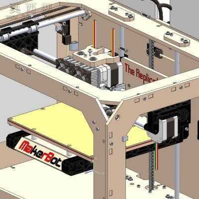 3D打印机详细设计图DIY0004 3D模型