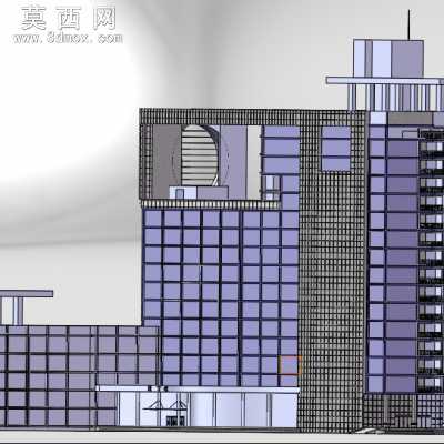 图书馆 3D模型