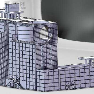 图书馆 3D模型