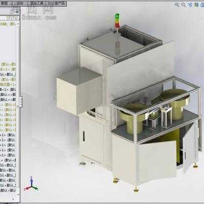 A4-六轴锁螺丝机半成品 3D模型