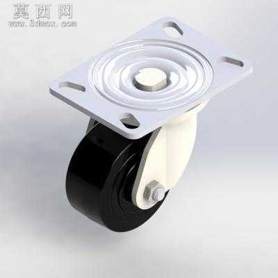 刹车脚轮 3D模型