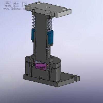 空气发生器压合工装D3单发充氦工装 3D模型