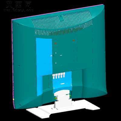20Ӣ�綫֥LCD��ʾ�� 3Dģ��