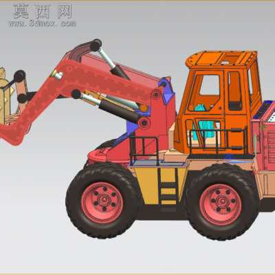 挖掘机 3D模型