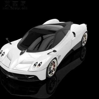 轿车模型 3D模型设计,