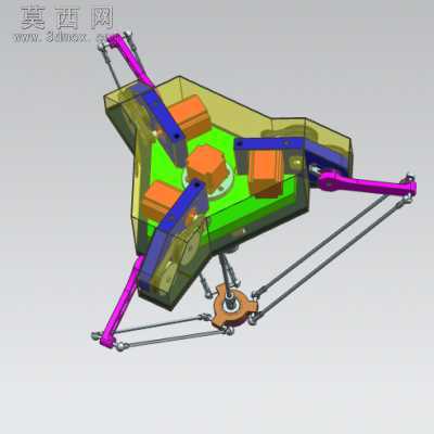 基于ug的delta并联机器人 3D模型