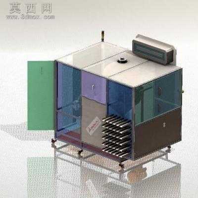 液压控制分检站 3D模型