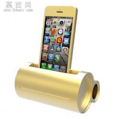 iphone5多功能手机充电座 3D模型中望3D设计,Z3