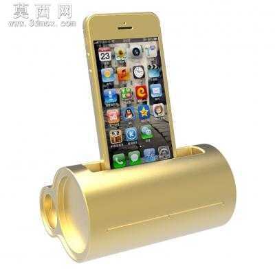 iphone5多功能手机充电座 3D模型中望3D设计,Z3