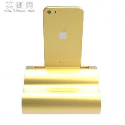 iphone5多功能手机充电座 3D模型中望3D设计,Z3
