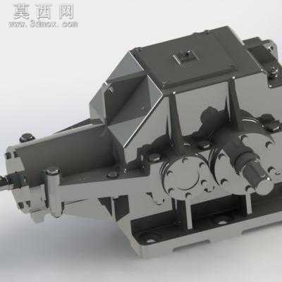 二级变速箱 3D模型