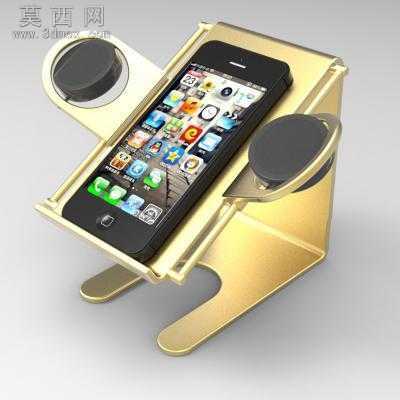 iphone5s音乐播放器手机充电座 3D模型中望3D设计,Z3