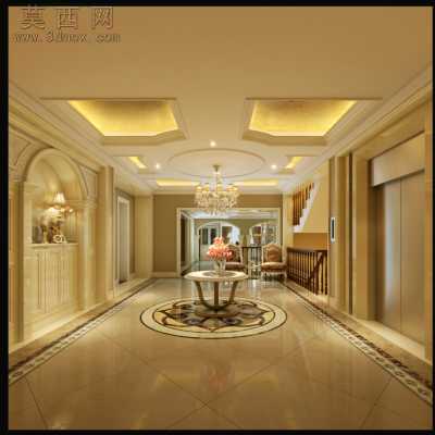 五层别墅施工图+效果图 CAD图纸