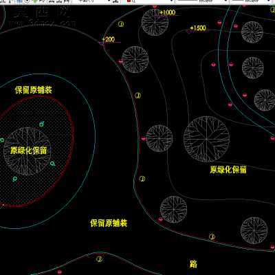 一个公园的完整套图 CAD图纸