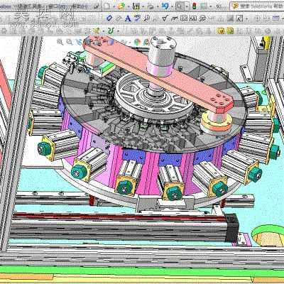 磁铁自动化组装设备 3D模型