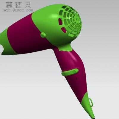电吹风 3D模型