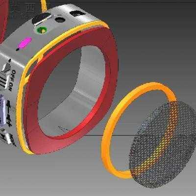 迷你音箱 3D模型