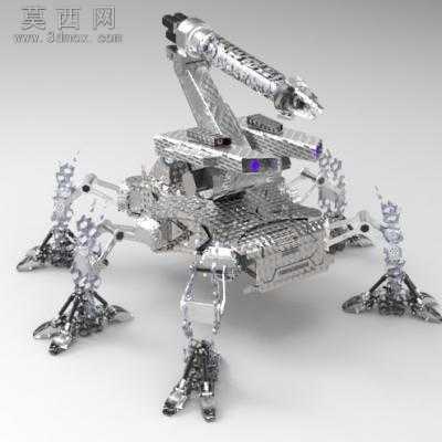 市政下水道疏通机器人 3D模型