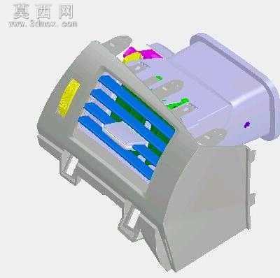 汽车空调风口 3D模型