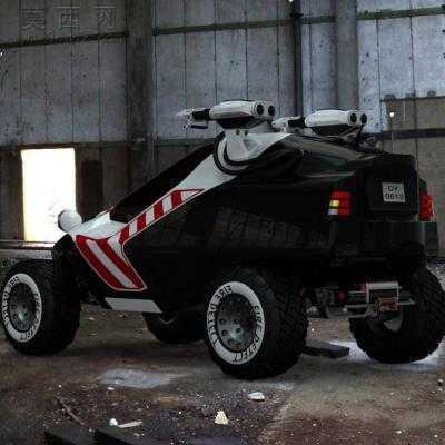 消防侦察车 3D模型