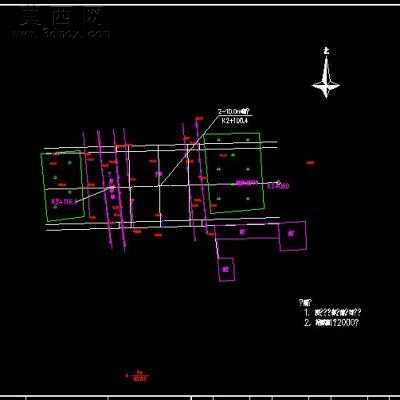 诸城市兴华西路旭光河桥施工图 CAD图纸