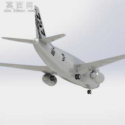 波音743模型 3D模型